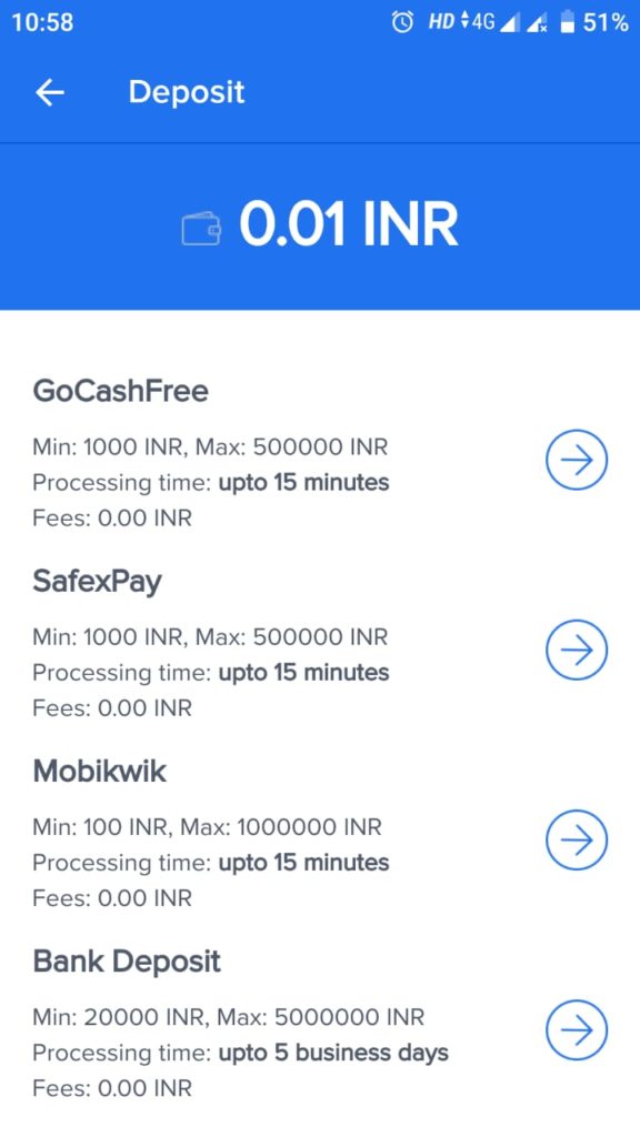How to Buy Bitcoin, XRP, Litecoin from Zebpay App with INR (₹)?