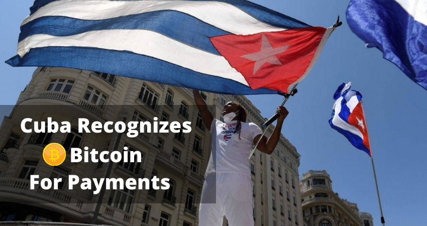 Central Bank of Cuba Now Recognizes Cryptocurrencies Such as Bitcoin for Payments