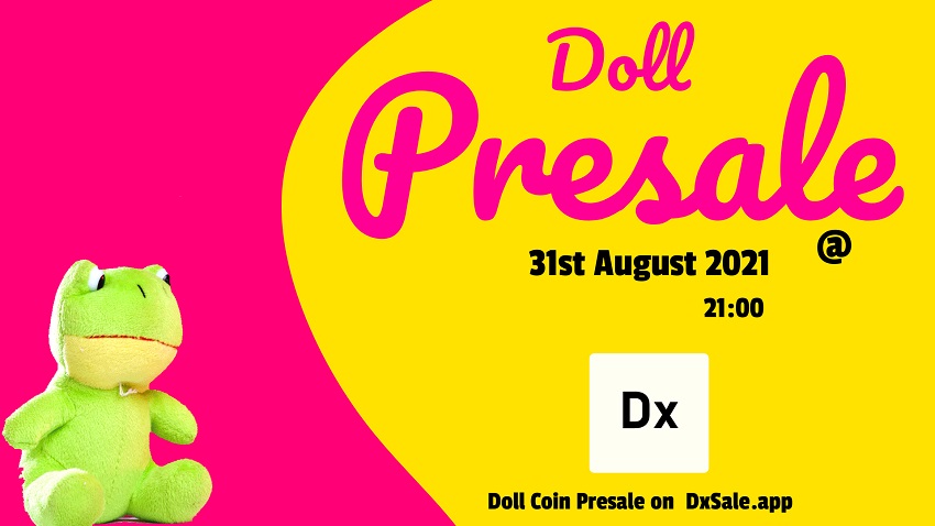 Doll Swap Coin Presale is Going To Live On 31 August 2021