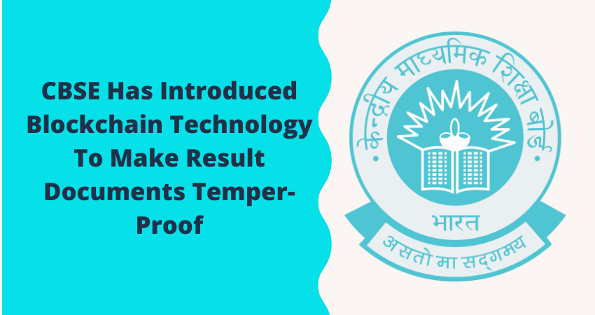 Crypto News Alert: CBSE Has Introduced Blockchain Technology To Make Result Documents Temper-Proof