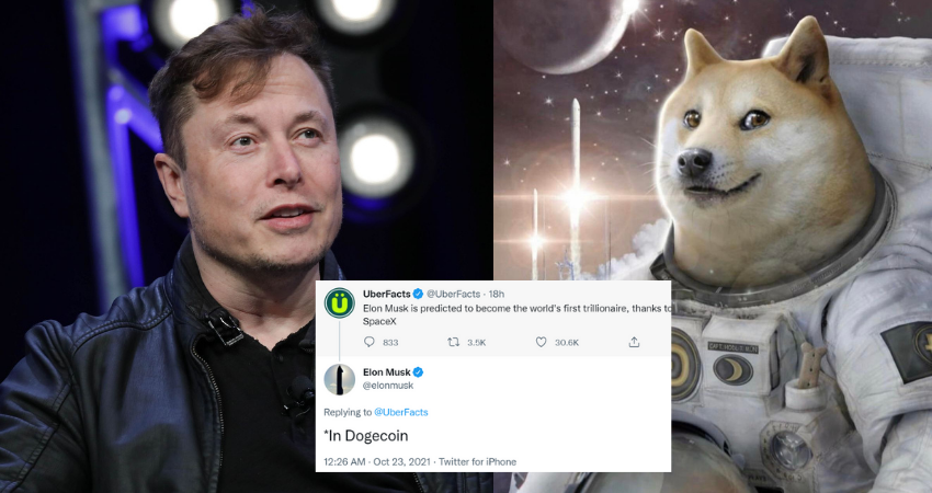 I Will Become First Dogecoin Trillionaire: Elon Musk