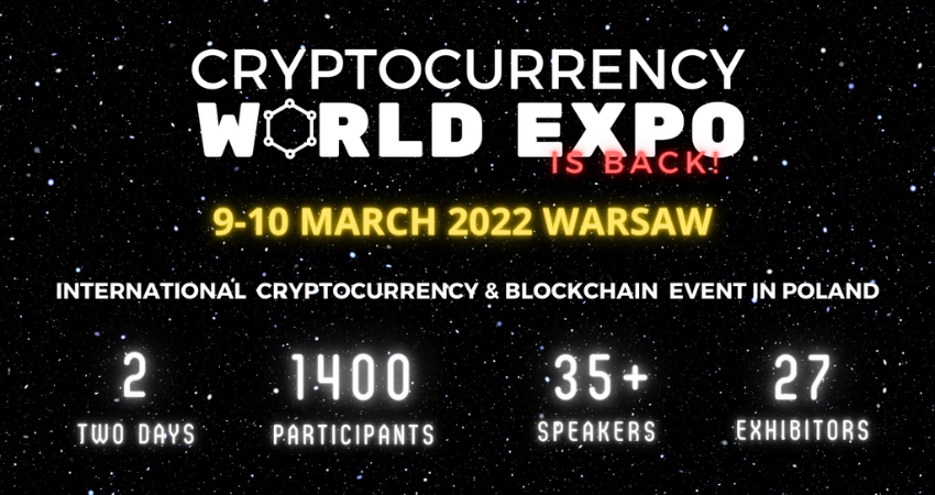 Cryptocurrency World Expo 2022 Warsaw Summit