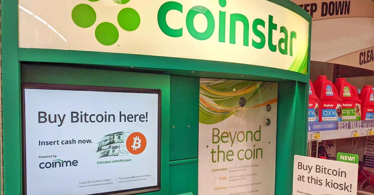 Coinstar Kiosk Now Get Dogecoin and Ethereum At Your Local Grocery Store