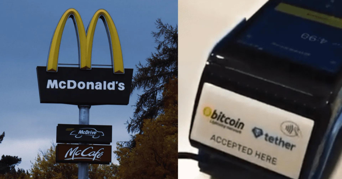 Global Fast Food Chain McDonald’s Started Accepting Bitcoin & Tether in Swiss Town